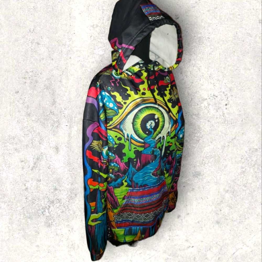 Psychedelic Eyeball Hoodie (Size Unisex Med/Large)